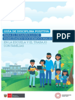 Guía de Disciplina Positiva para El Desarrolo de Habilidades Socioemocionales en La Escuela y Trabajo Con Las Familias