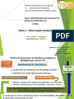 Padronização Biológica de Produtos Farmacêuticos