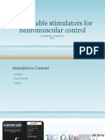 Implantable Stimulators For Neuromuscular Control