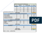 Planilha para Custos Segurança Do Trabalho