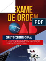 Classificacao e Elementos Da Constituicao e A Historia Constitucional