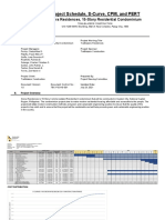 Group 3 Ricaforte Project Scheduling Network Diagram CPM Pert