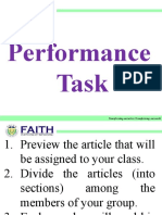 Performance Task