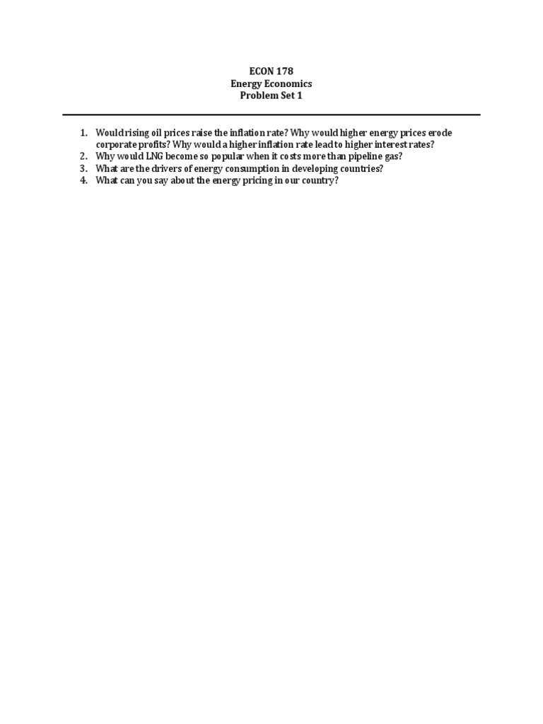 Problem Set 1 | PDF