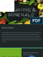 Vitamins and Minerals by Daania Anjum
