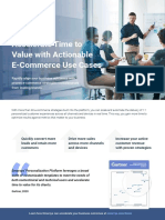 Accelerate Time To Value With Actionable E-Commerce Use Cases