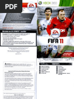 Download FIFA11 XBOX 360 Manual by kostasvolos SN52089509 doc pdf