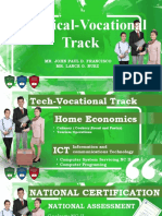 Technical-Vocational Track: Mr. John Paul D. Francisco Mr. Lance G. Nuez