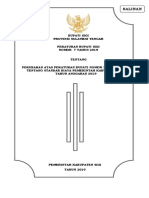 Perbup Nomor 7 Tahun 2019 Tentang Standar Biaya Pemerintah Kabupaten Sigi