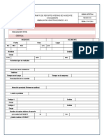 Formto Reporte Interno de Incidente e Accidente