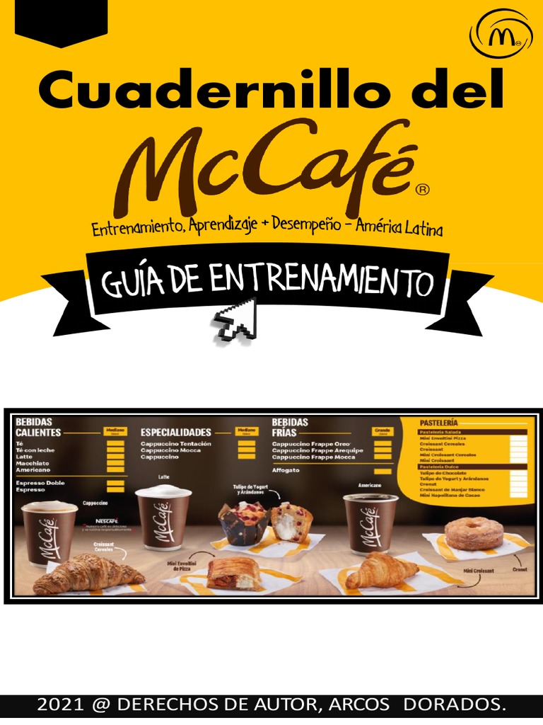 Manual de Operaciones McCafé | PDF | café | Helado
