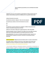 Audiencias regladas: tipos y desarrollo