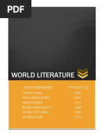 World Literature: Group Members Student Id