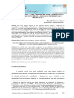 Análise da emergência da terminalidade específica na educação profissional