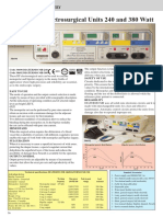 Hospital HF Electrosurgical Units 240 and 380 Watt: Electrosurgery