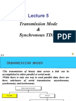 Transmission Mode & Synchronous TDM