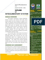 Tissues and Integumentary System: Module 2 Outline