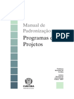 Manual de padronização de programas e projetos - Curitiba