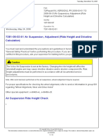 7281-05-02-01 Air Suspension, Adjustment (Ride Height and Driveline Calculation)