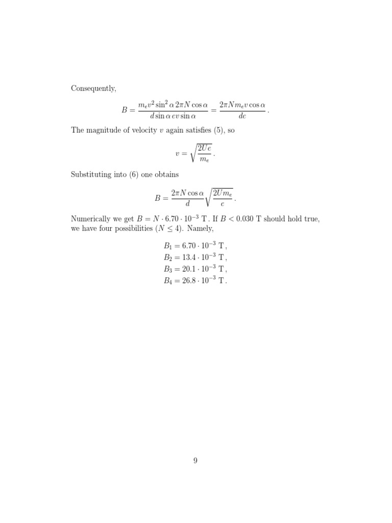 Magnetic Field Calculations and Limits | PDF