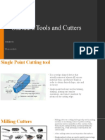 Standard Cutting Tools and Machining Processes