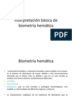 Interpretación Básica de Biometría Hemática