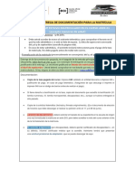 Protocolo de Entrega de Documentación para La Matrícula 2