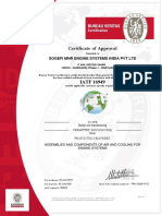 Certificate of Approval: Sogefi MNR Engine Systems India PVT LTD
