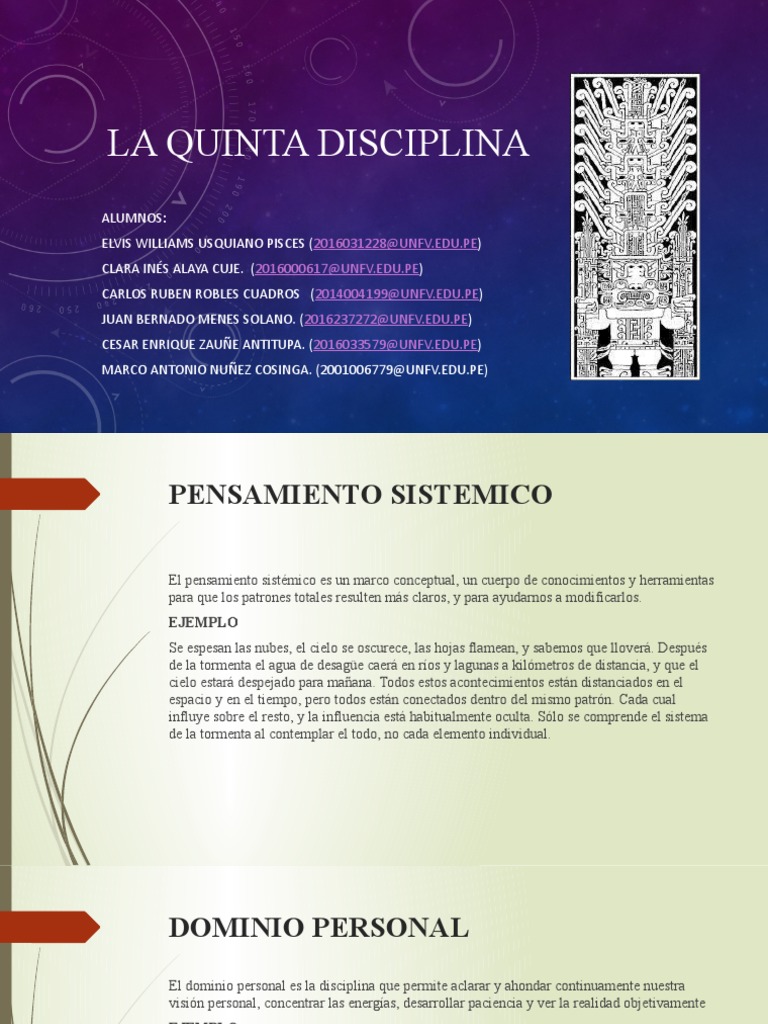 La Quinta Disciplina PDF Aprendizaje Liderazgo