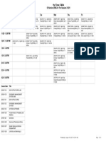 RPT Student Time Table