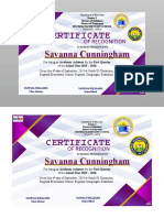 CERTIFICATES by Sav