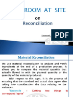 Material Reconciliation - PDF REVISED