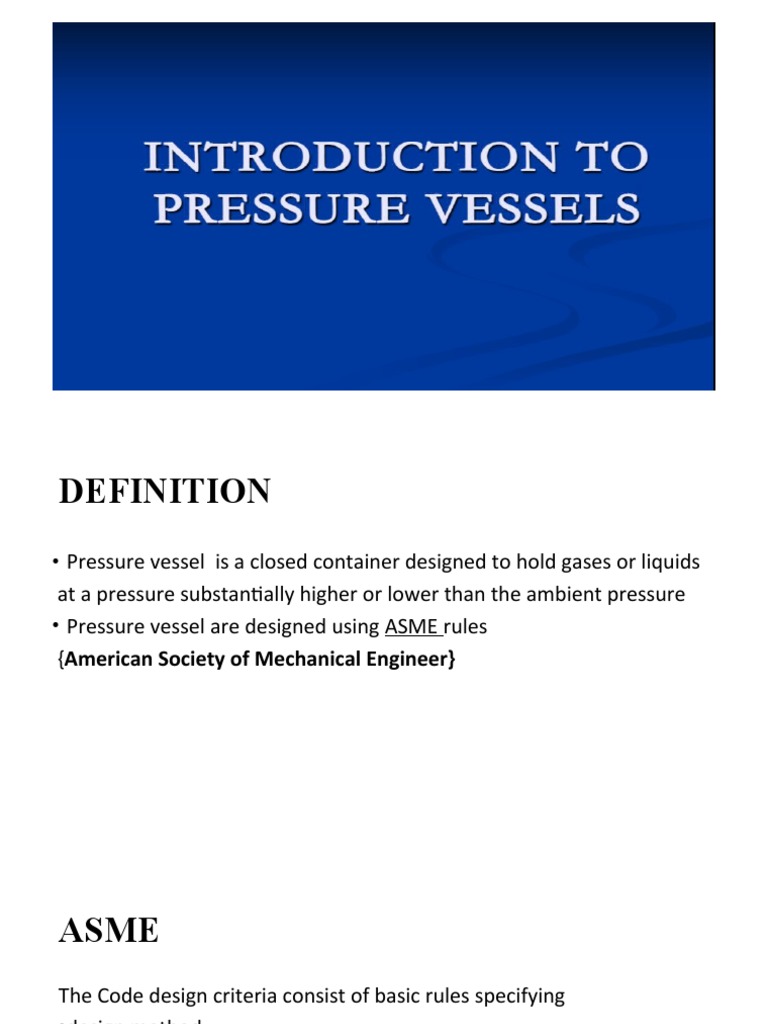 Pressure Vessels | PDF