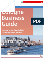 Cologne Business Guide: Located at The Heart of The European Single Market