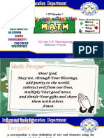 Ma'am G.E. Manongsong: Mathematics 7 Teacher