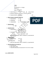 Formulae for Calculating Statistical Measures