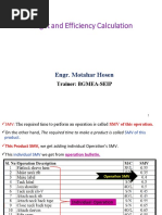 Essential IE Formulas for Garment Industry | PDF
