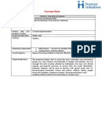 ConceptNotes - West Sulawesi Earthquake