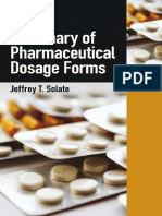 Dictionary of Pharmaceutical Dosage Forms