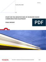 Study on Architecture on-board Radio Equipment En