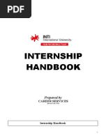 Internship Handbook 28 Jan 2021