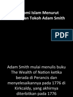 1.. Ekonomi Islam Menurut Pandangan Tokoh Adam Smith