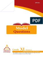 XI SCIENCE - New Model Questions - by NEB