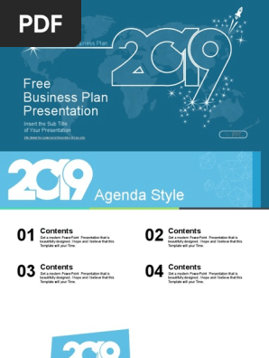 2019 Business Plan PowerPoint Templates