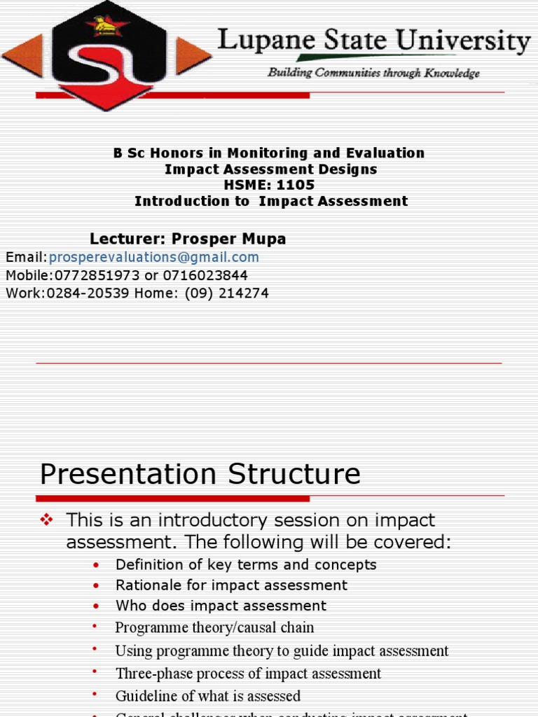 Impact Evaluation Design Overview | PDF | Evaluation | Confounding