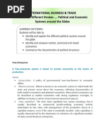 Different Strokes . Political and Economic Systems Around The Globe