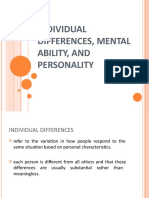 Hbo - Individual Differences, Mental Ability, and Personality Module 2