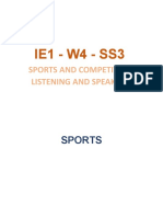 Ie1 - Week 4 - Session 3 - PPT - Sports