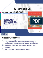 Attitudes & Persuasive Communications