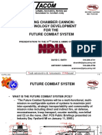 TACOM - Swing Chamber Cannon - Technology Development For The Future Combat System